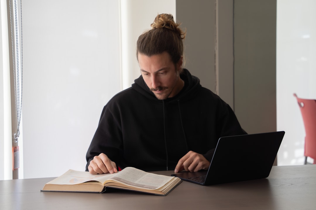 Students collaborating online